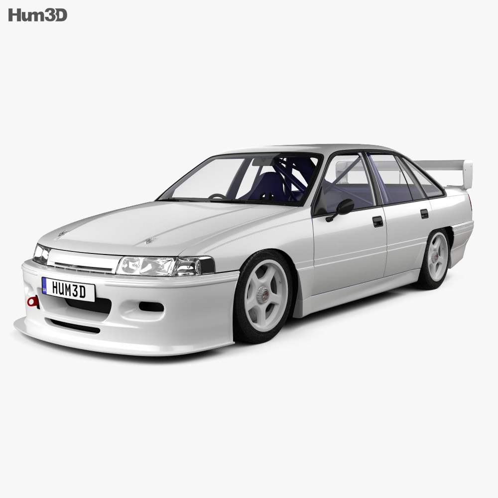 Holden Commodore Touring Car with HQ interior 1995 3d model