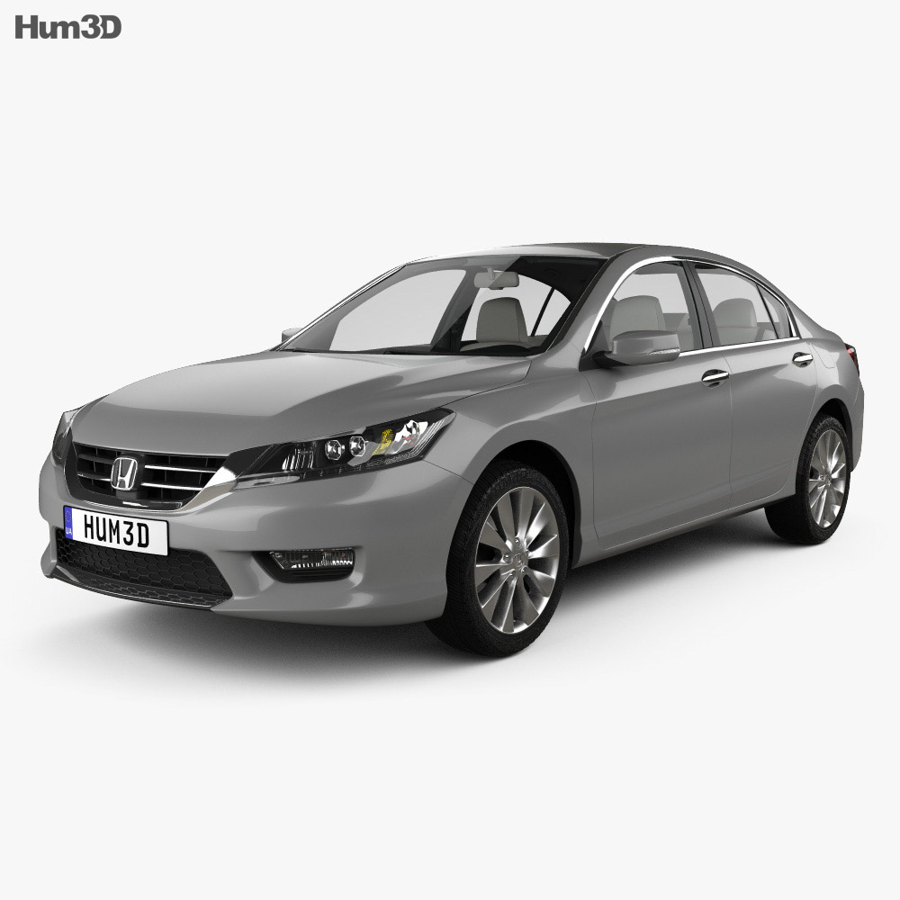 Honda Accord (Inspire) avec Intérieur 2016 Modèle 3d