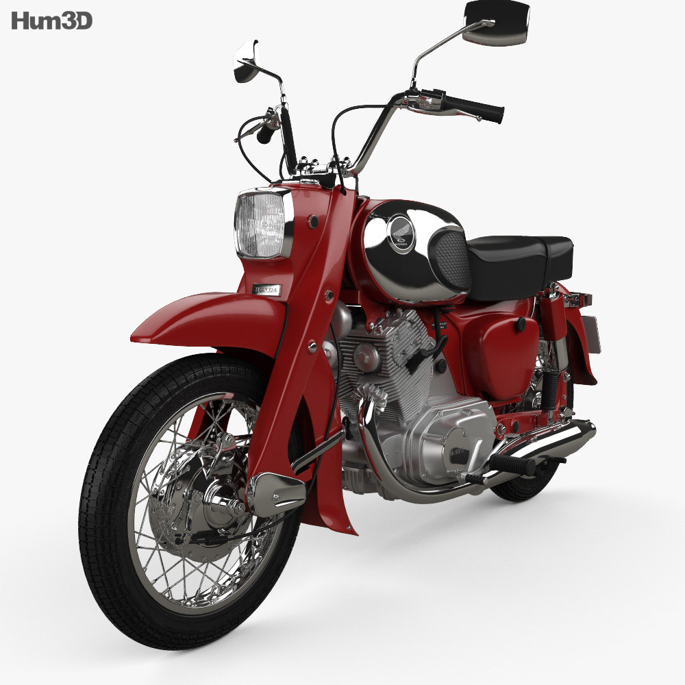 Honda CA72 Dream 1962 3D模型