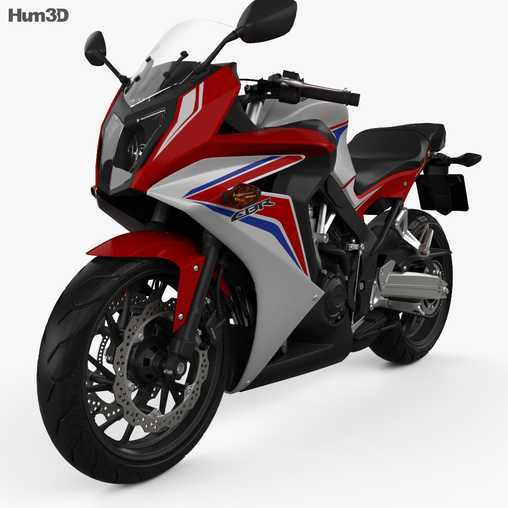 Honda CBR650F 2015 3D 모델 