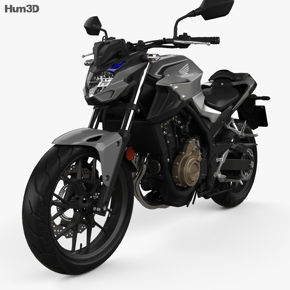 Honda CB500F 2019 3d model