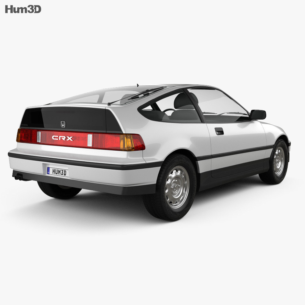 Honda Civic CRX 1991 3Dモデル