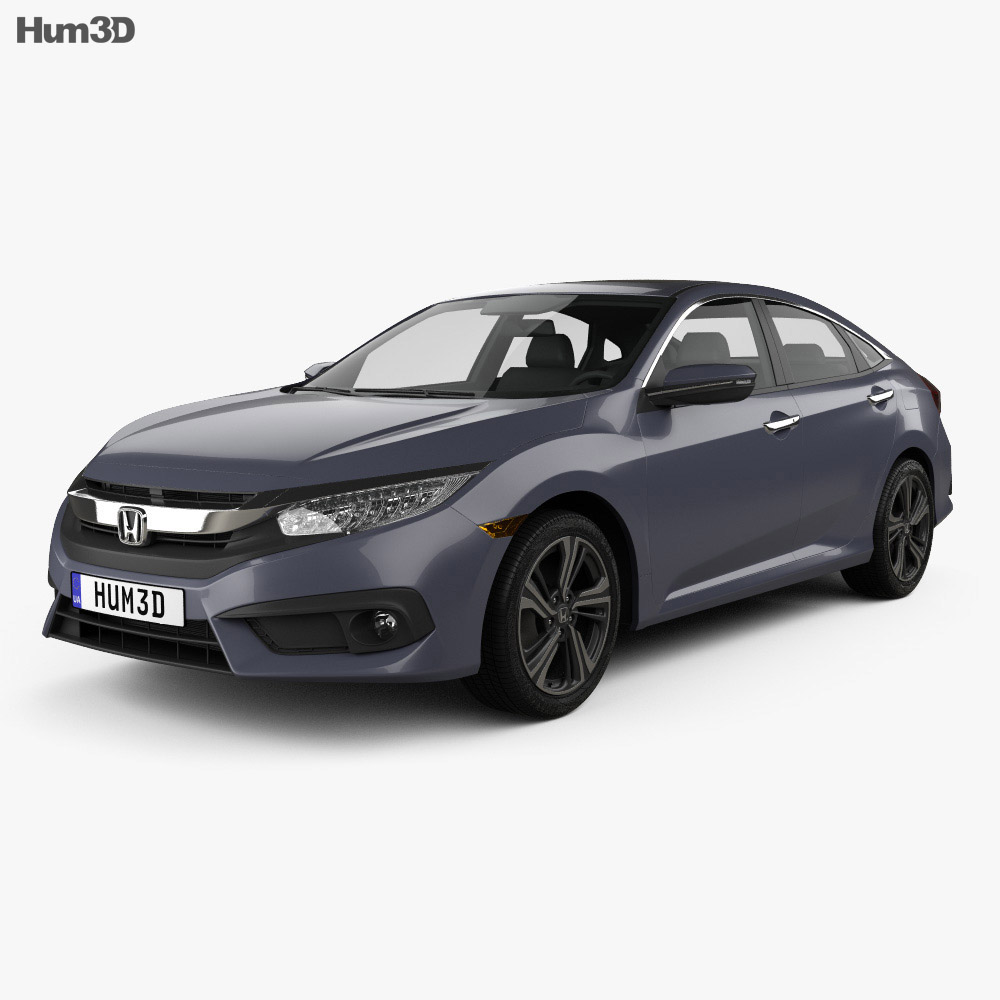Honda Civic 轿车 Touring 2019 3D模型