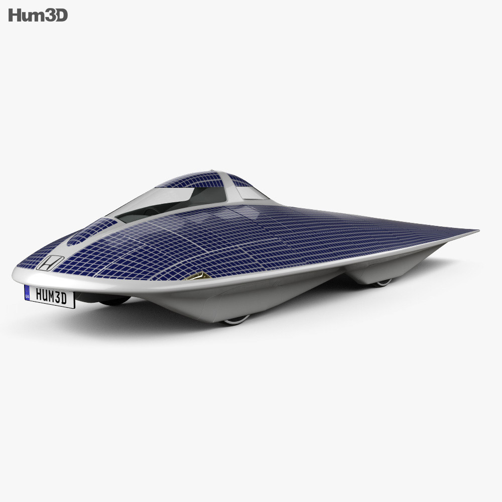 Honda Dream Solar Car 1998 3D-Modell