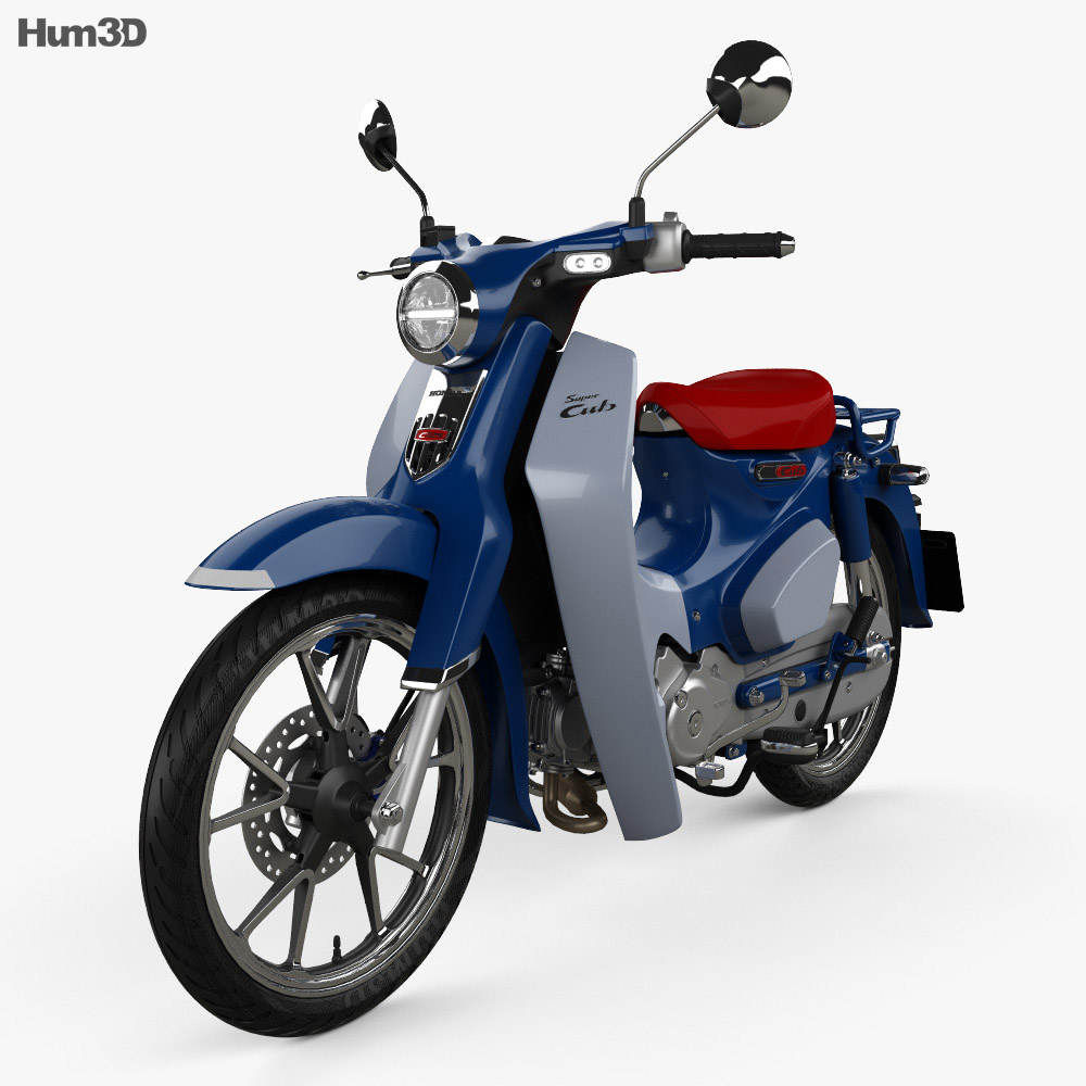 Honda Super Cub C125 2019 3D 모델 