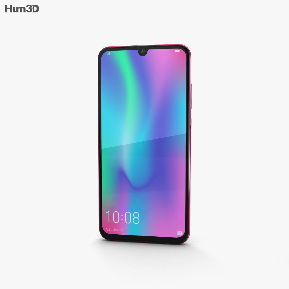 Honor 10 Lite Red 3D 모델 