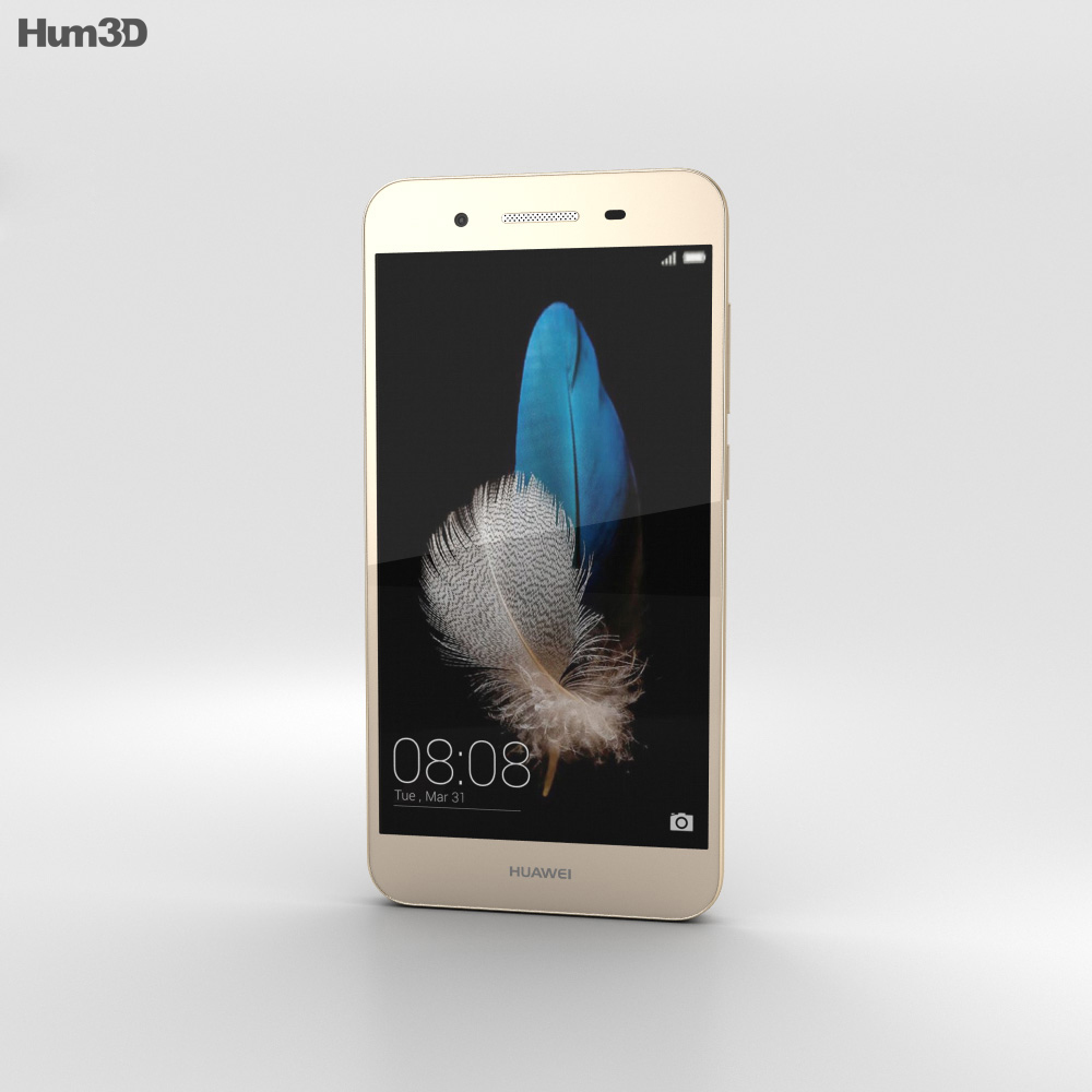 Huawei Enjoy 5S Gold 3Dモデル
