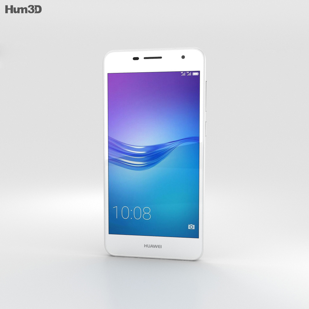 Huawei Enjoy 6 Weiß 3D-Modell