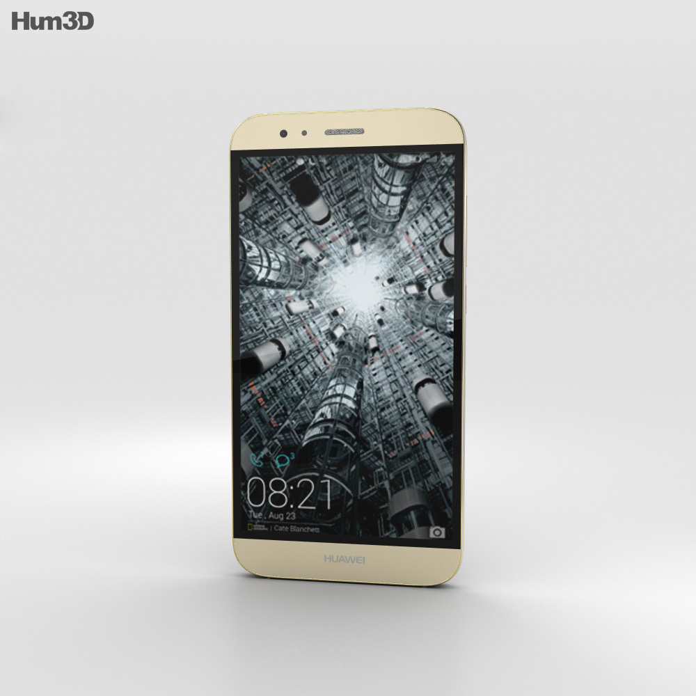 Huawei G8 Gold 3D 모델 