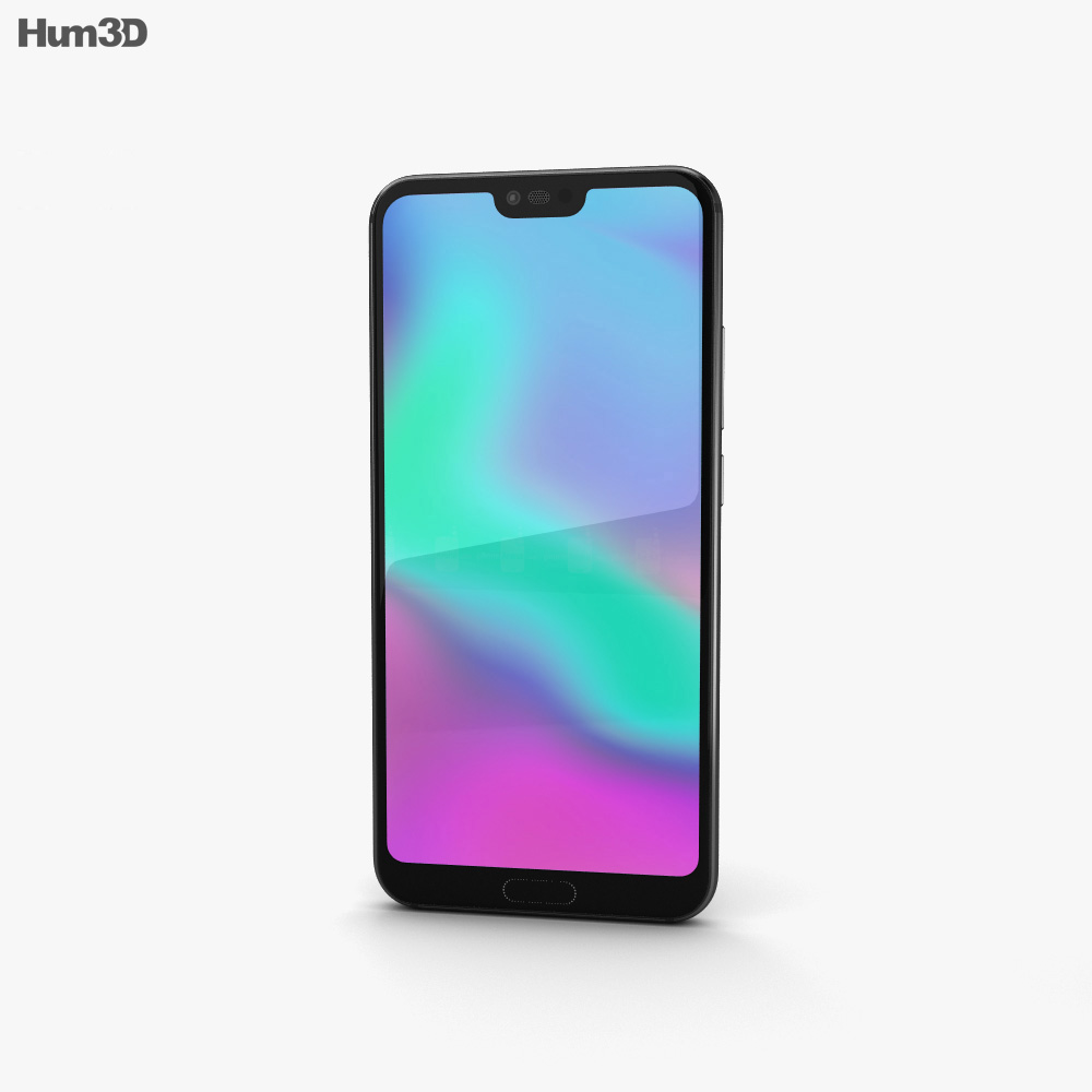 Huawei Honor 10 Midnight Black 3D-Modell