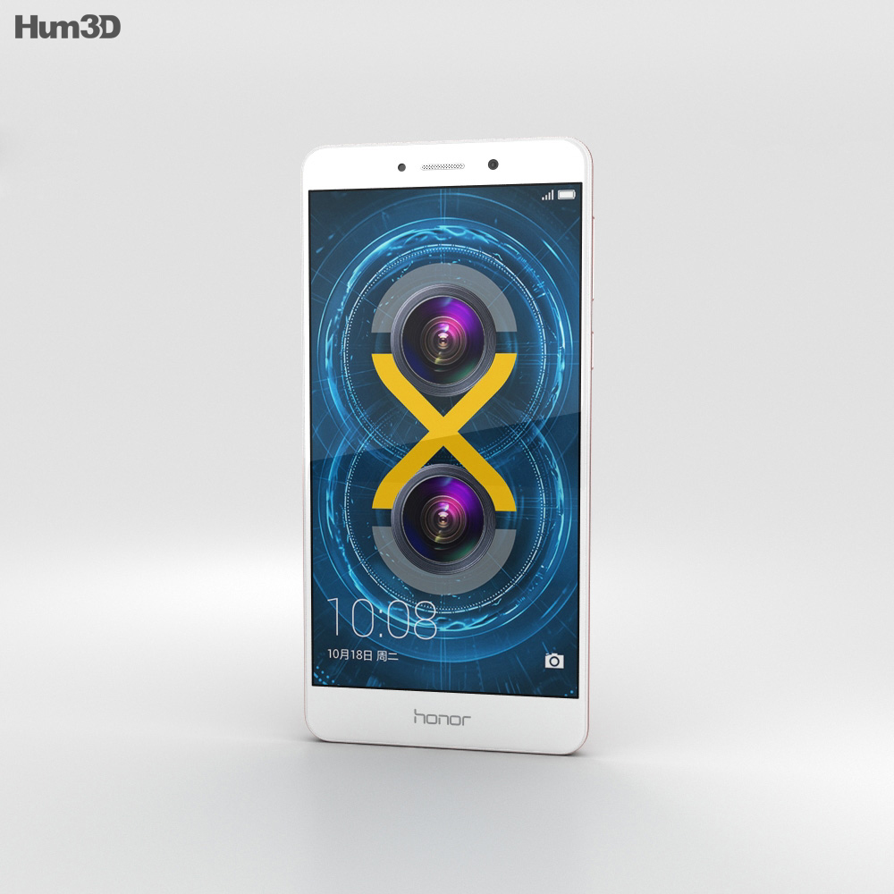 Huawei Honor 6x Rose Gold Modelo 3D