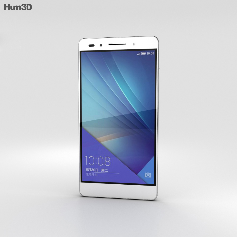 Huawei Honor 7 White 3d model