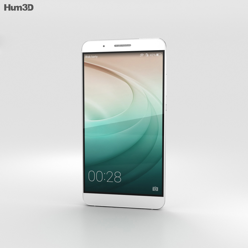 Huawei Honor 7i Weiß 3D-Modell