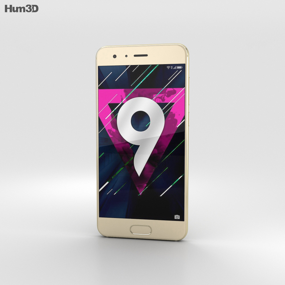 Huawei Honor 9 Gold Modèle 3d