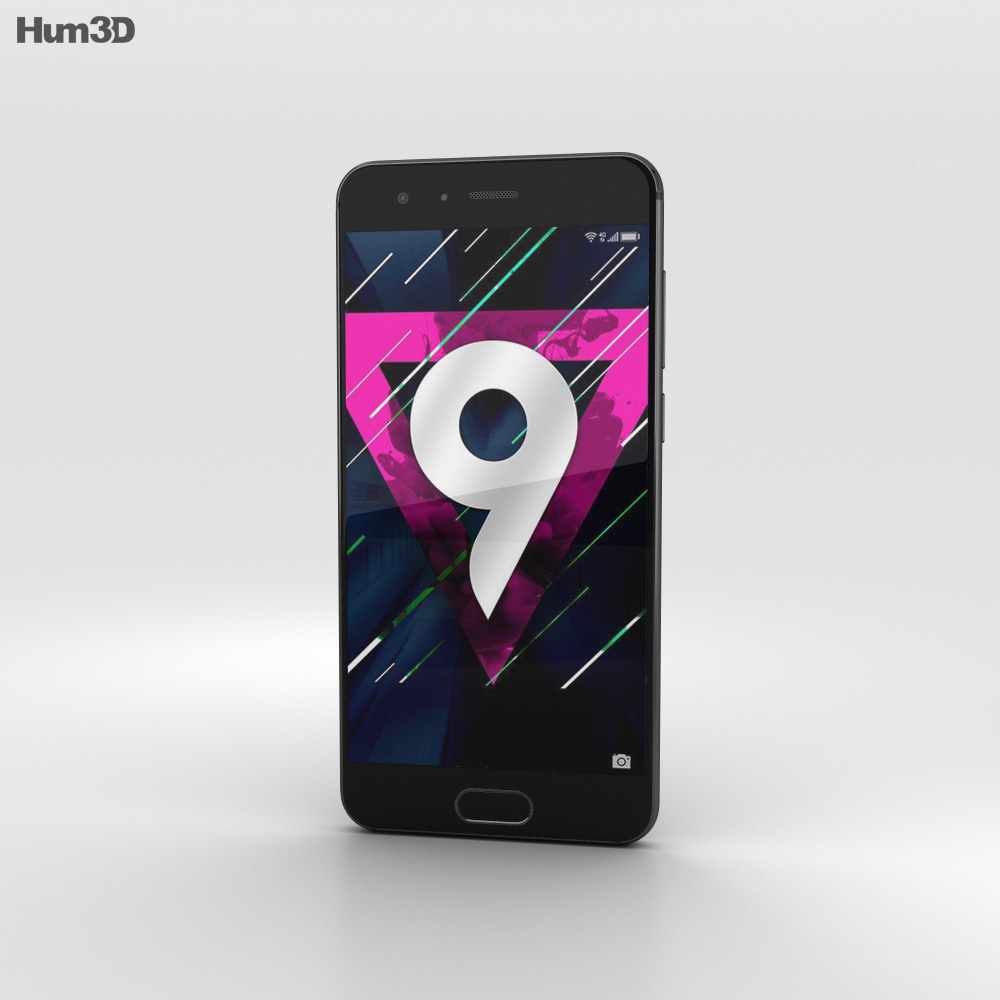 Huawei Honor 9 Midnight Black 3Dモデル