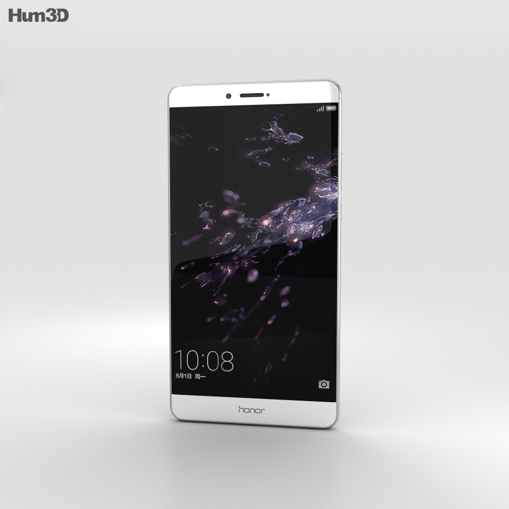 Huawei Honor Note 8 White 3D 모델 