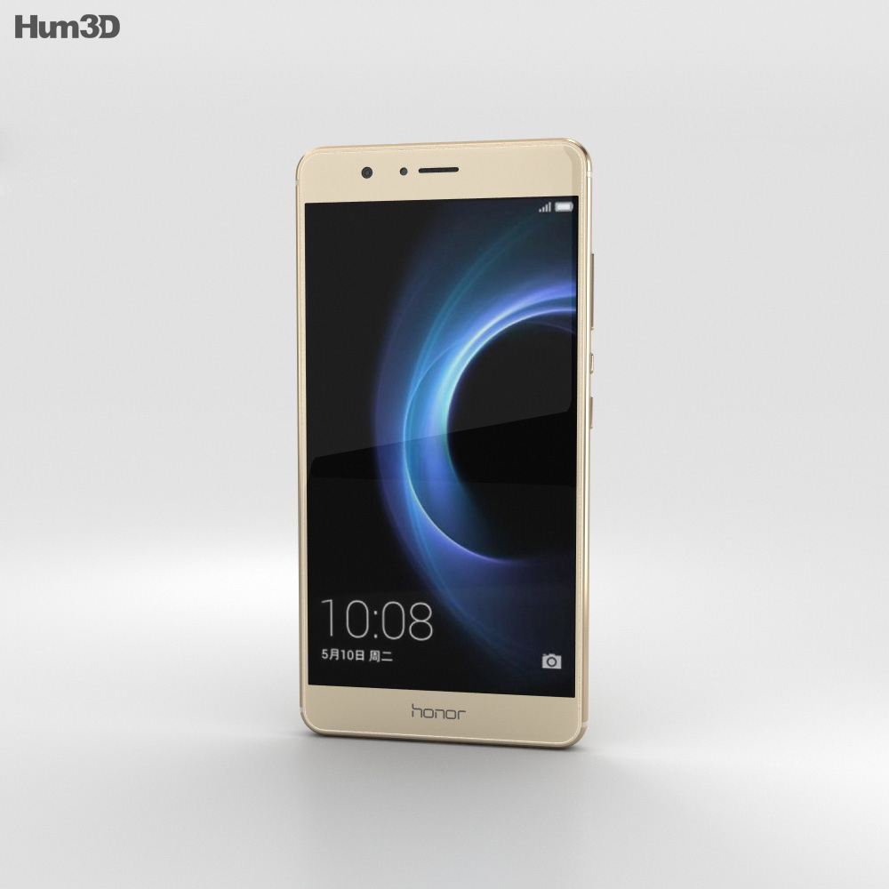 Huawei Honor V8 Gold 3Dモデル