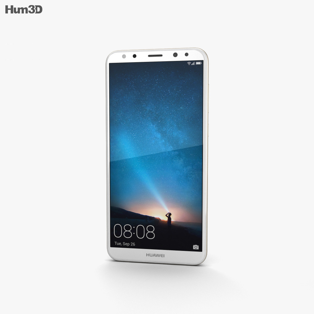 Huawei Mate 10 Lite Prestige Gold 3d model