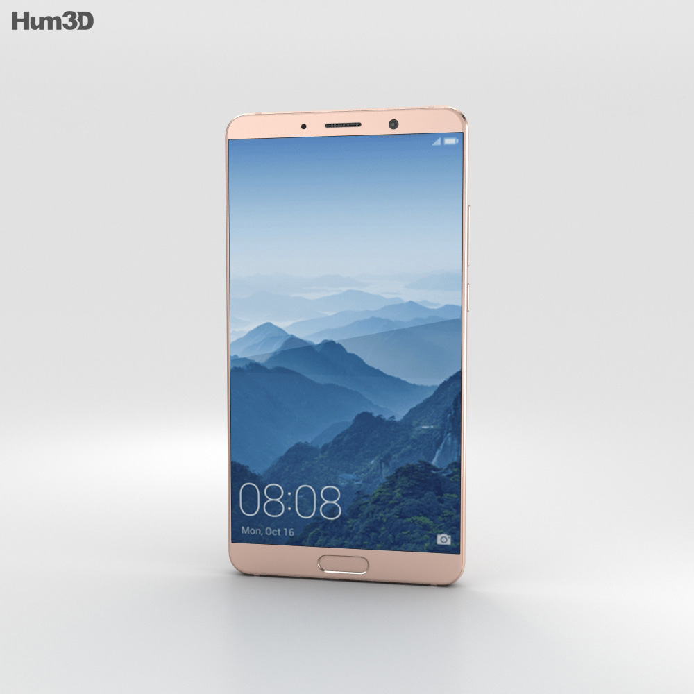 Huawei Mate 10 Pink Gold Modelo 3D