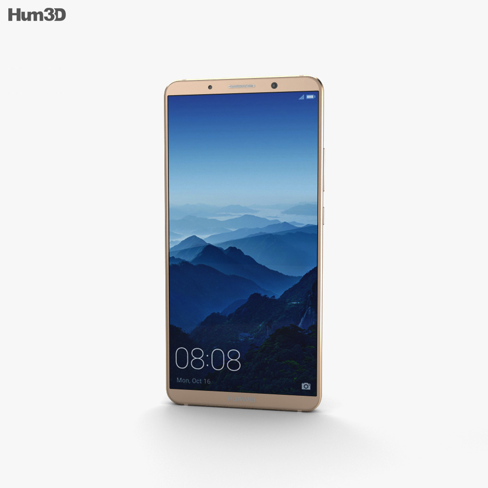 Huawei Mate 10 Pro Mocha Brown Modèle 3d