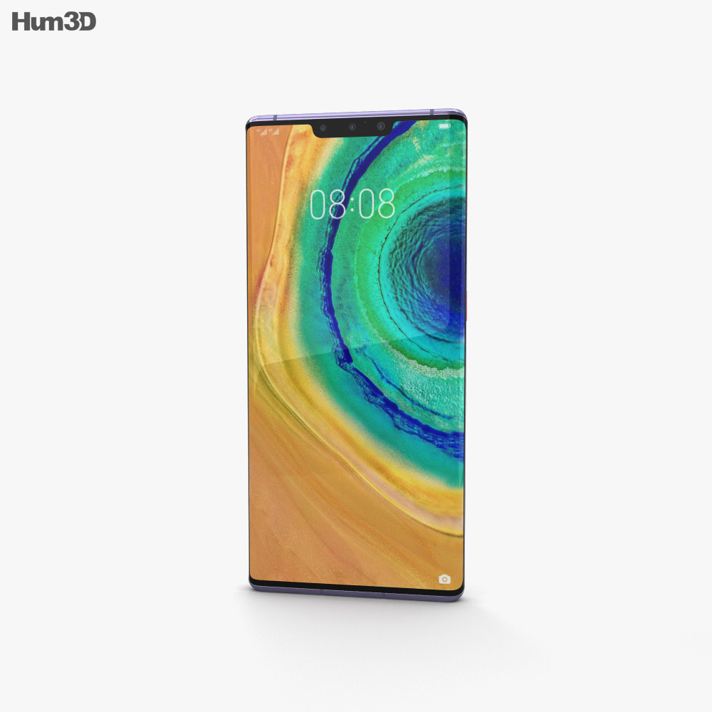 Huawei Mate 30 Pro Space Silver 3D 모델 