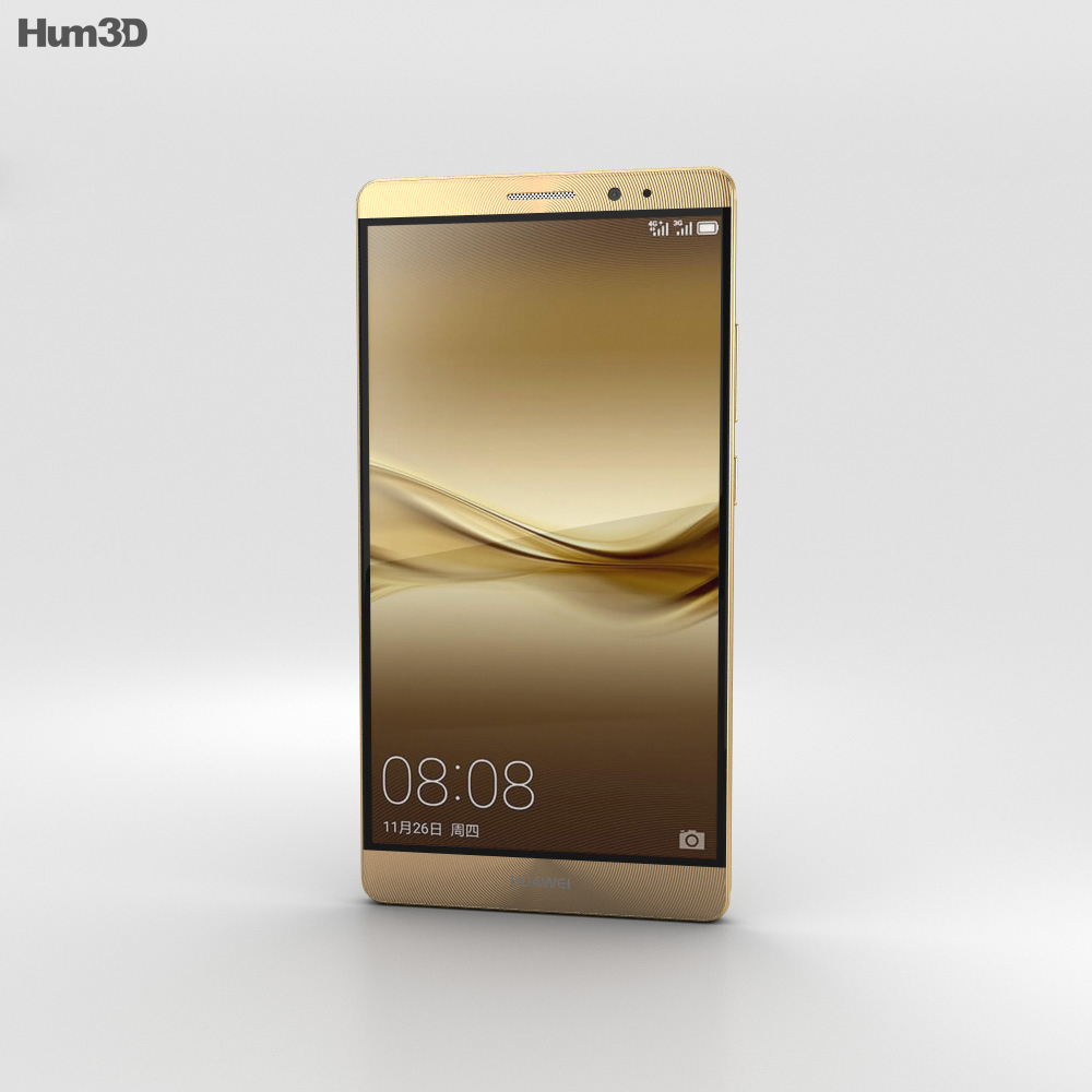 Huawei Mate 8 Champagne Gold Modèle 3d