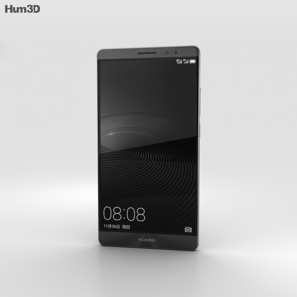 Huawei Mate 8 Space Gray Modèle 3d