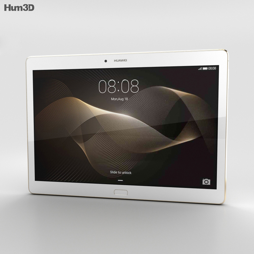 Huawei MediaPad M2 10-inch Luxurious Gold 3Dモデル
