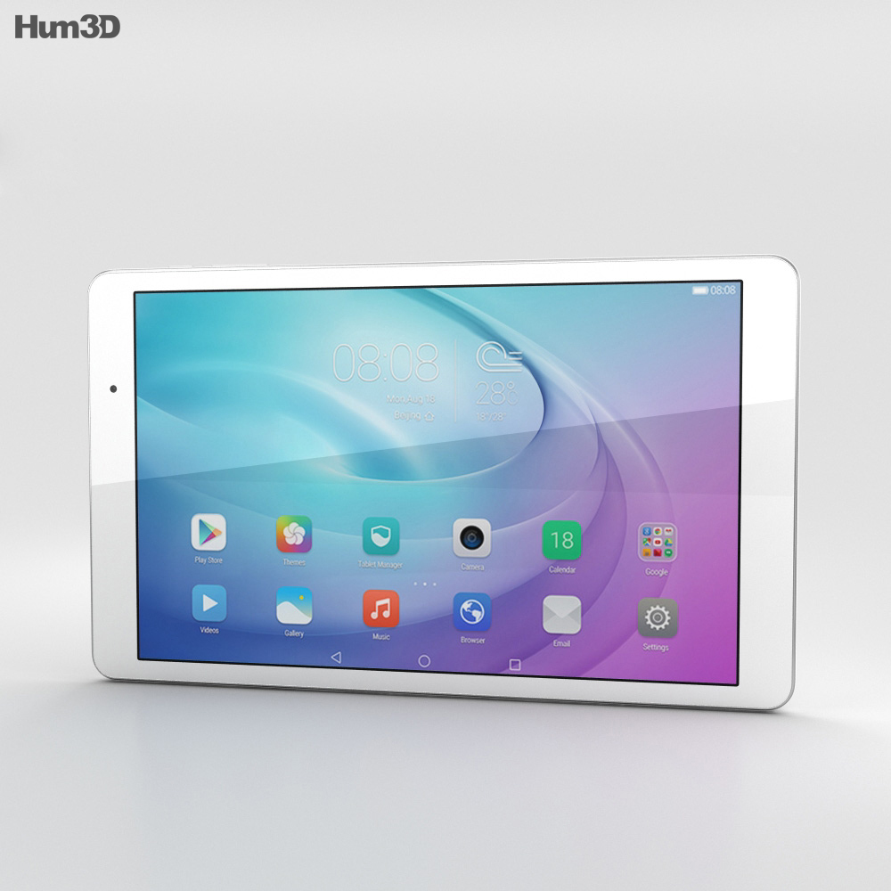 Huawei MediaPad T2 10.0 Pro Pearl White 3D模型