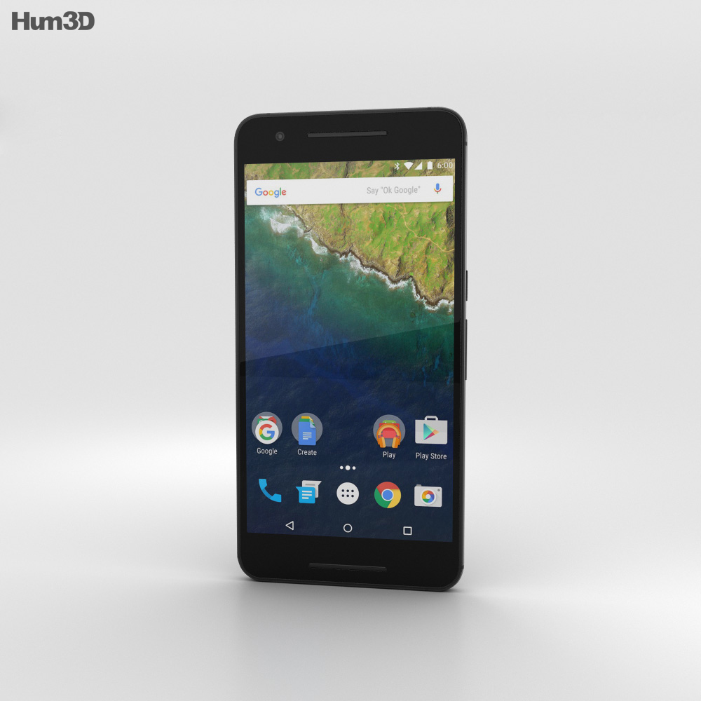 Huawei Nexus 6P Graphite 3d model