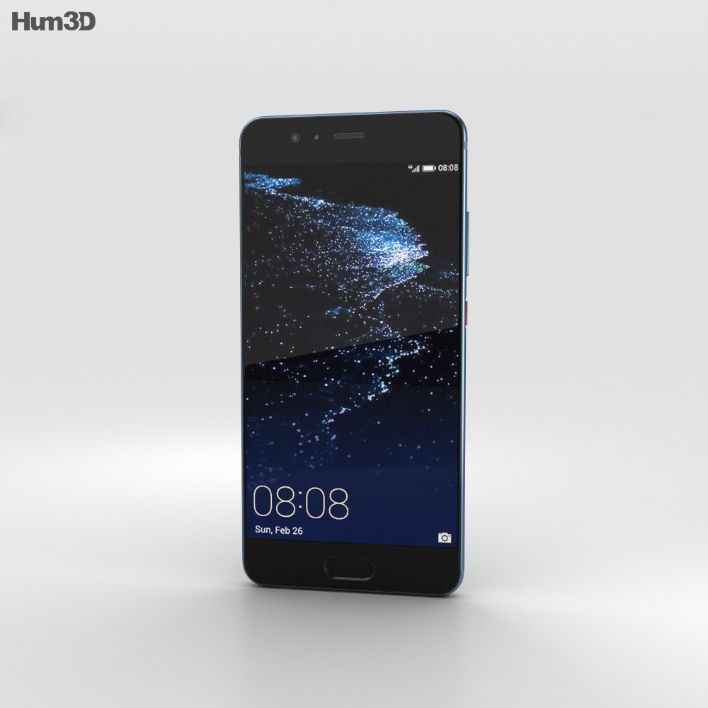 Huawei P10 Dazzling Blue 3Dモデル