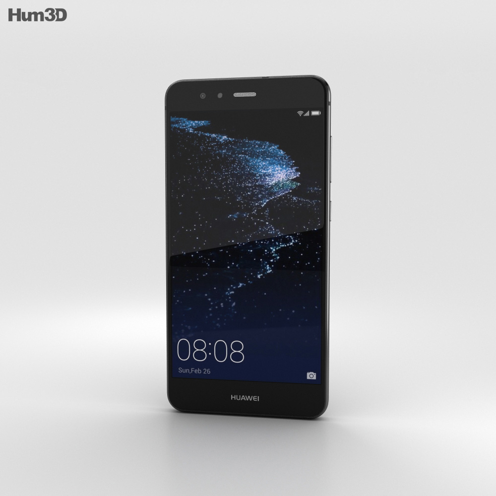 Huawei P10 Lite Graphite Black 3D модель