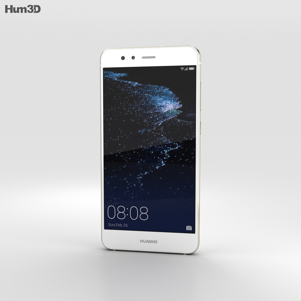 Huawei P10 Lite Pearl White 3Dモデル