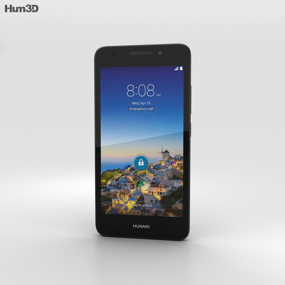 Huawei SnapTo Preto Modelo 3d