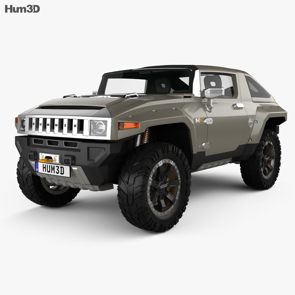 Hummer HX 2008 3D 모델 