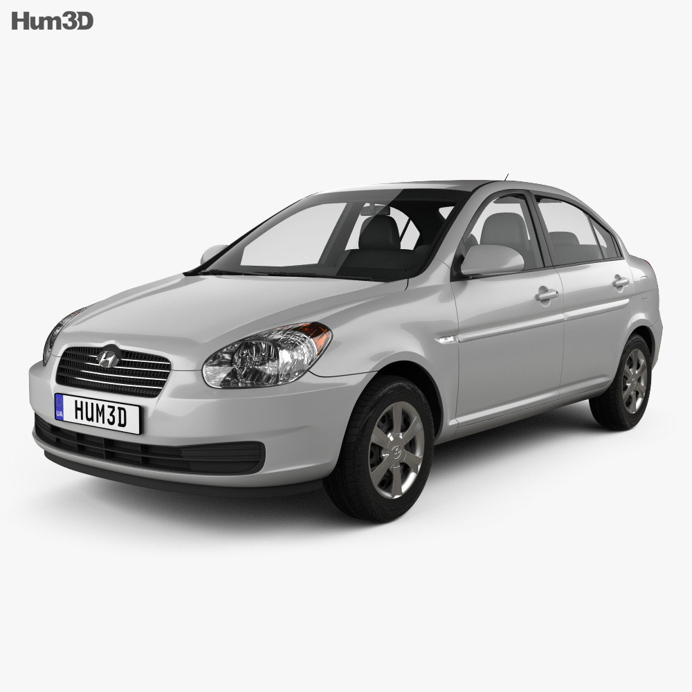 Hyundai Accent (MC) Седан 2011 3D модель