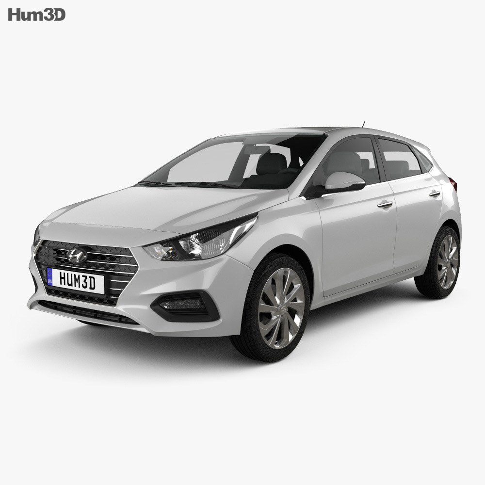 Hyundai Accent Хэтчбек 2021 3D модель