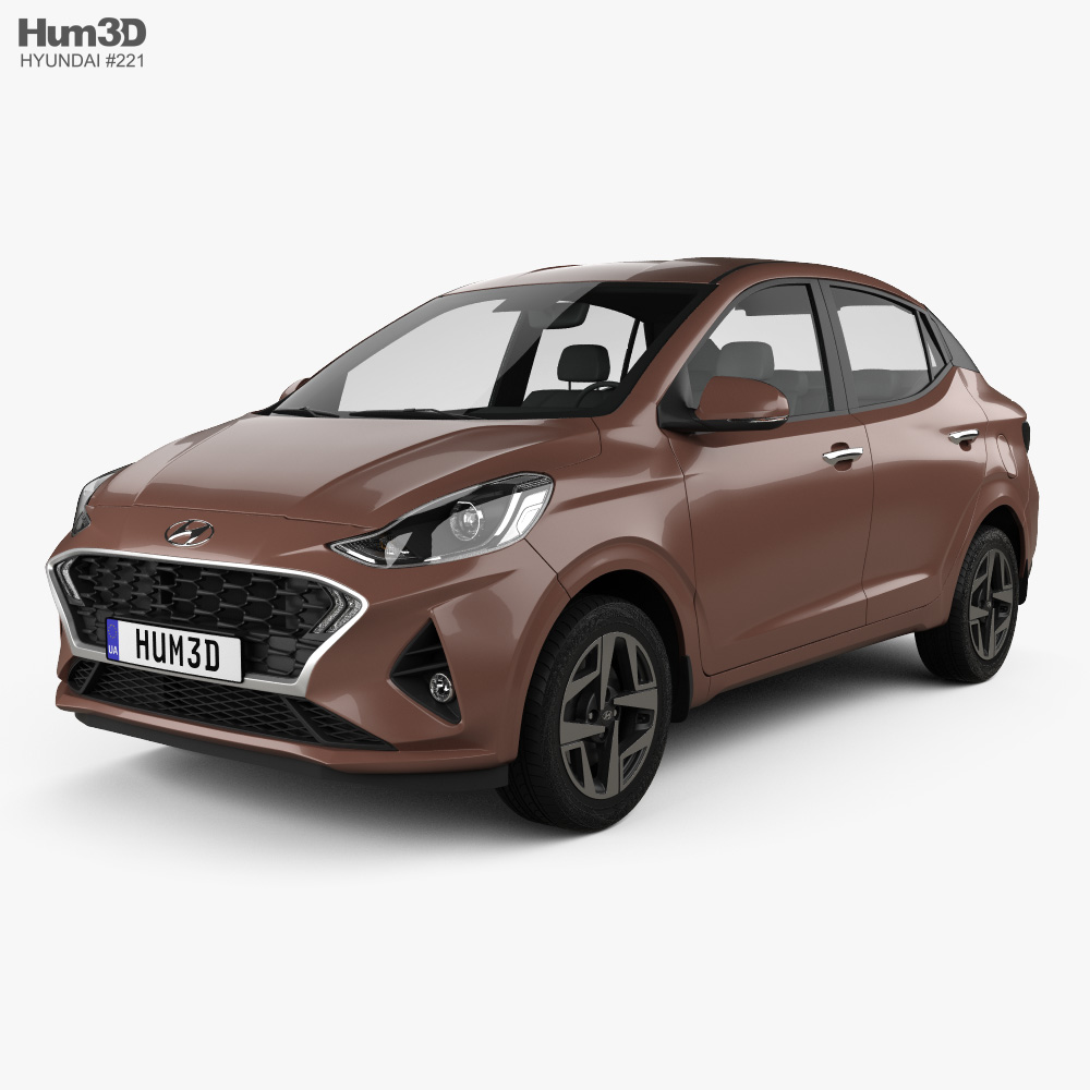 Hyundai Aura 2023 3D模型