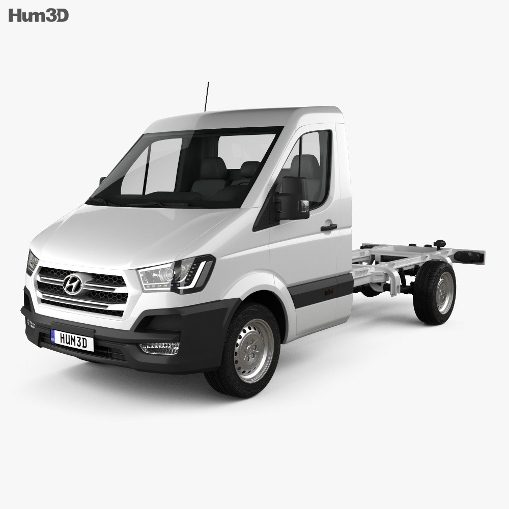 Hyundai H350 Cab Chassis 2018 3Dモデル