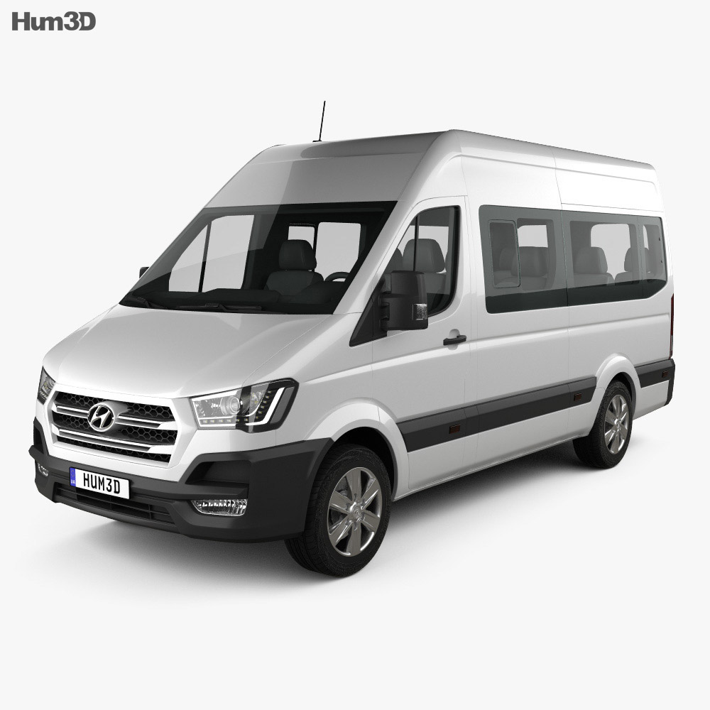 Hyundai H350 Passenger Van 2018 3d model
