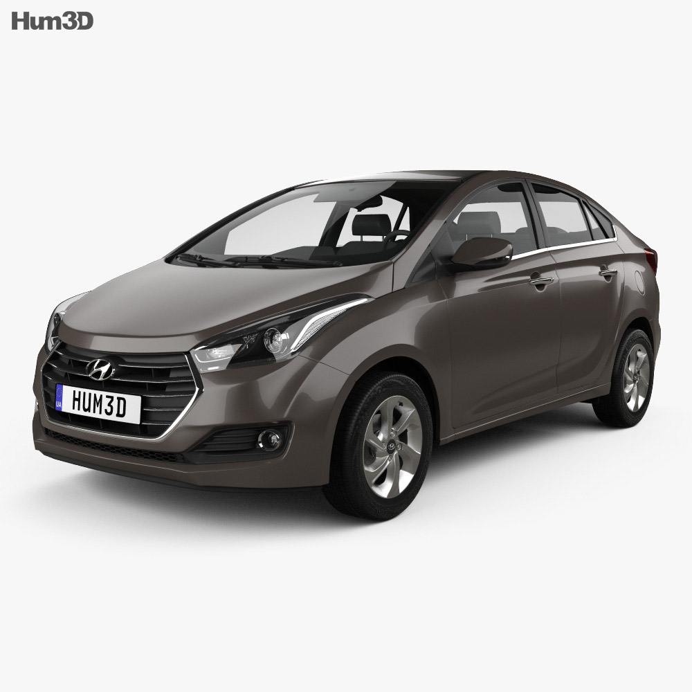 Hyundai HB20S 2018 3d model