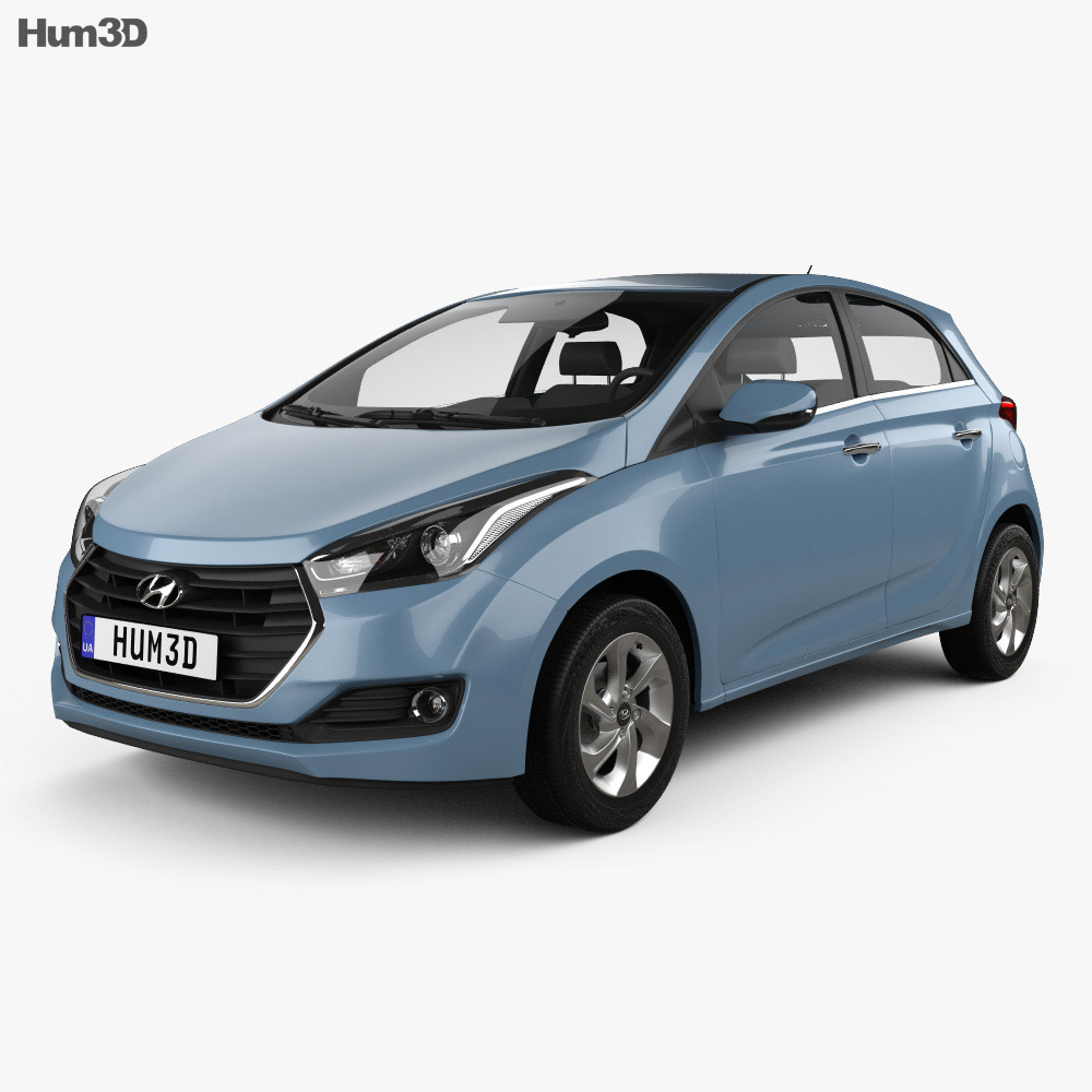 Hyundai HB20 2018 3D 모델 