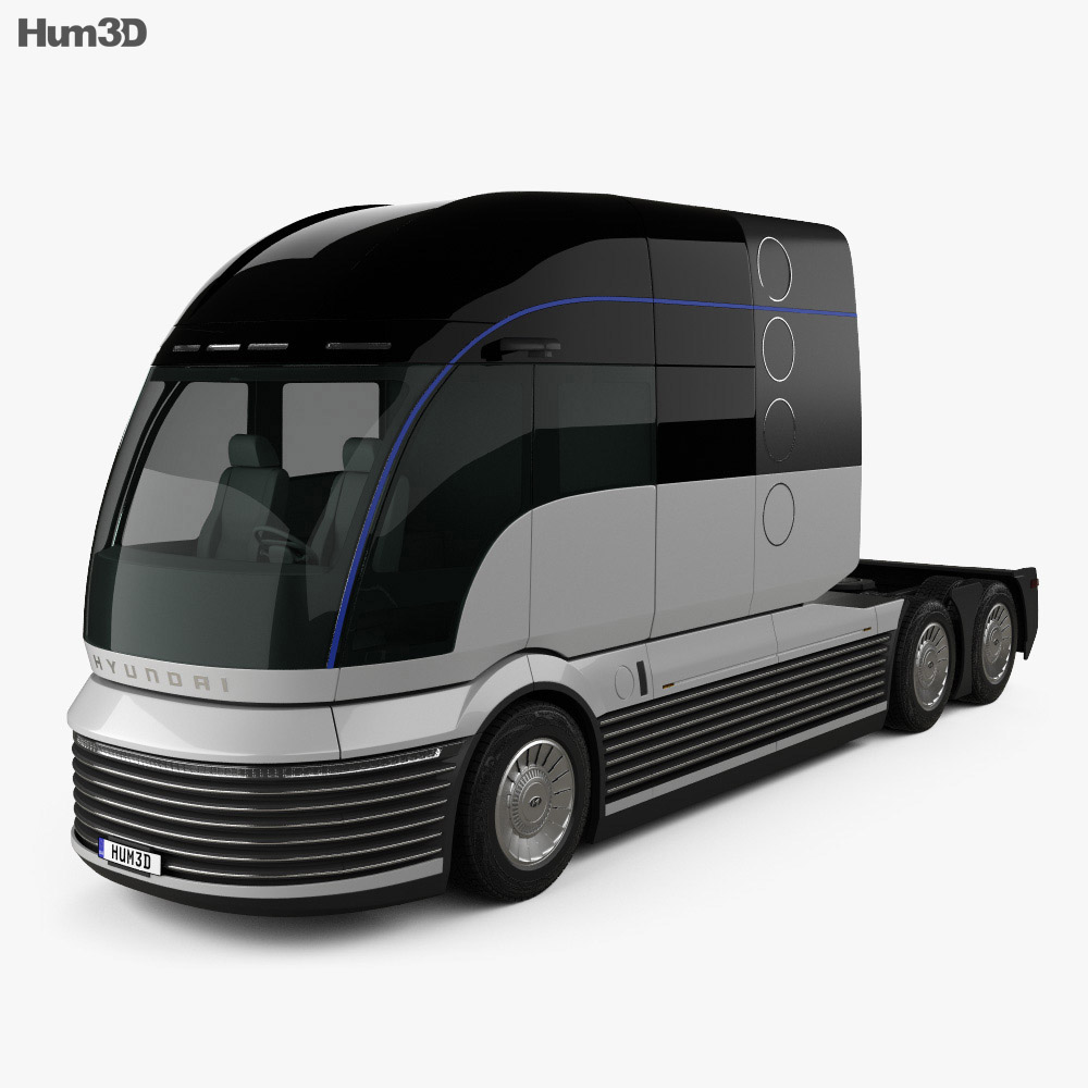 Hyundai HDC-6 Neptune Camión Tractor 2019 Modelo 3D