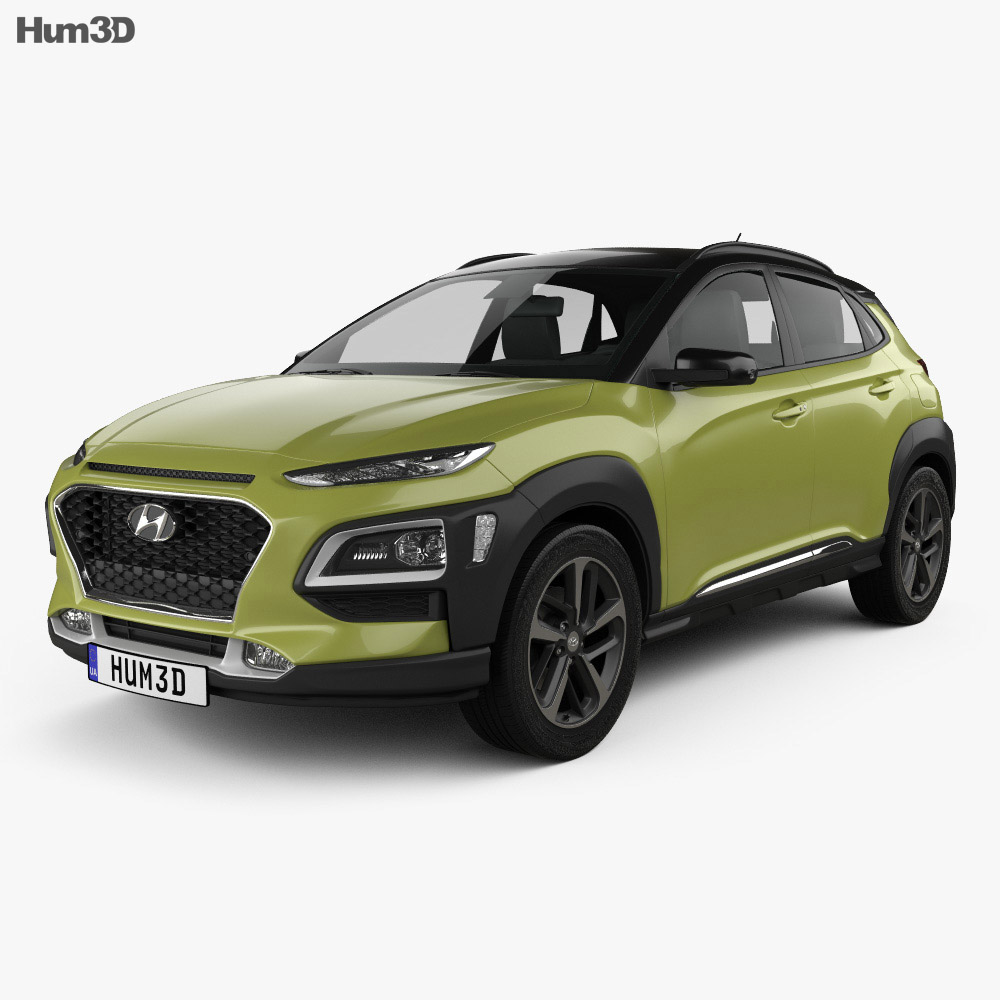 Hyundai Kona 2021 3D模型