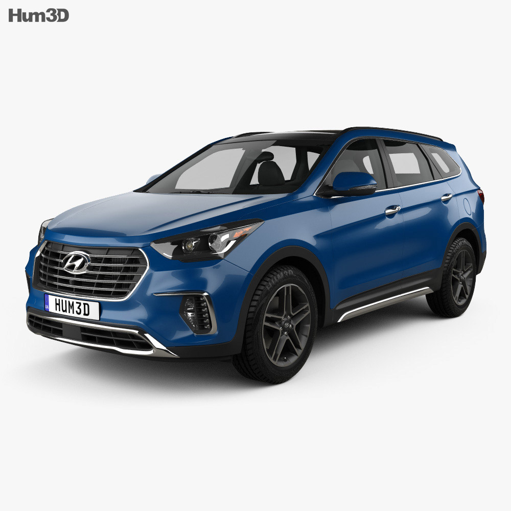 Hyundai Santa Fe (DM) 2020 Modèle 3d
