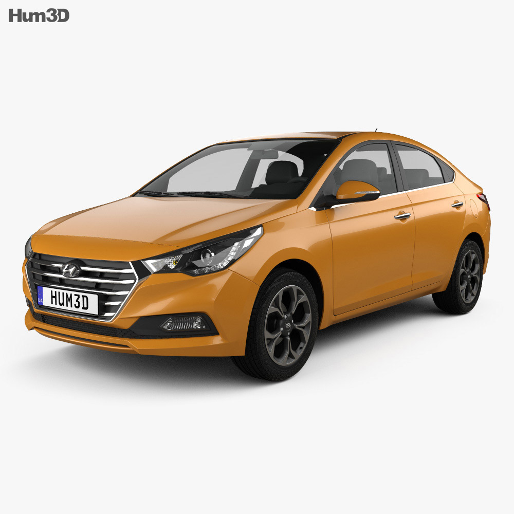 Hyundai Verna (Accent) 2020 3d model