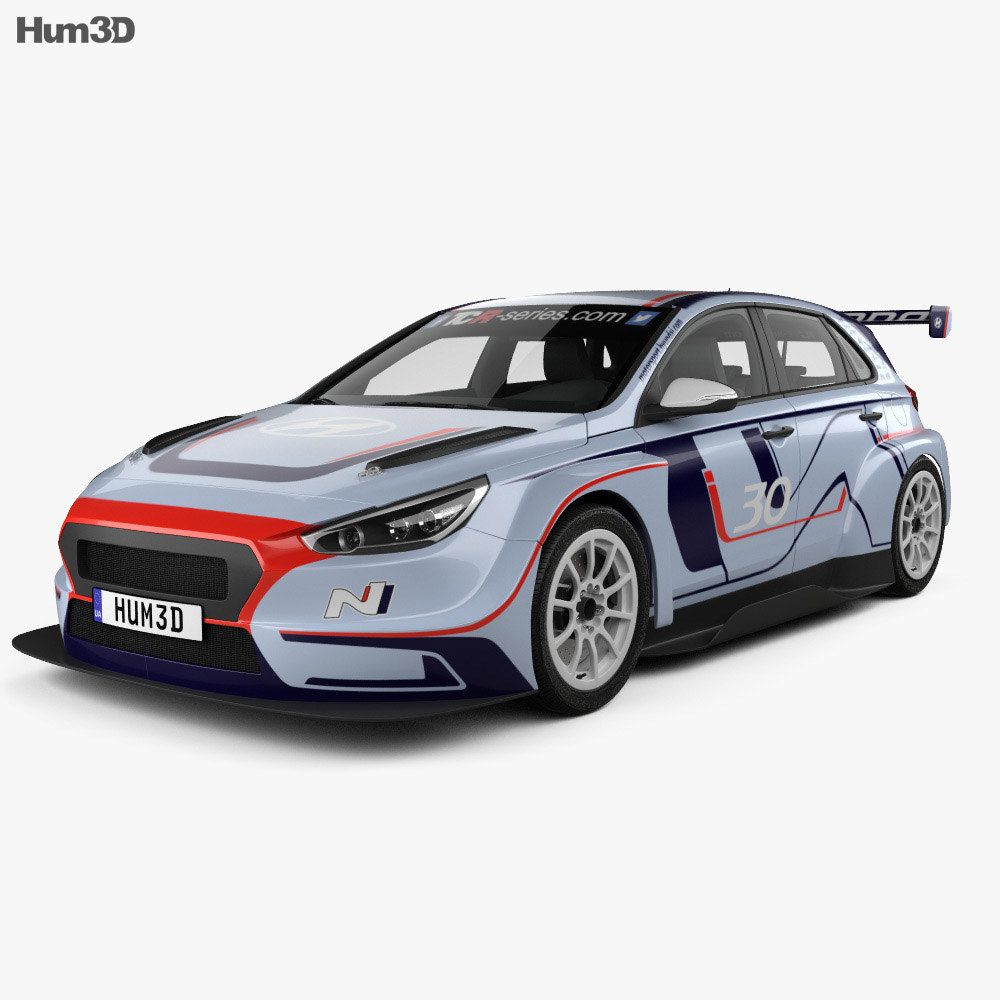 Hyundai i30 N TCR Fließheck 2020 3D-Modell