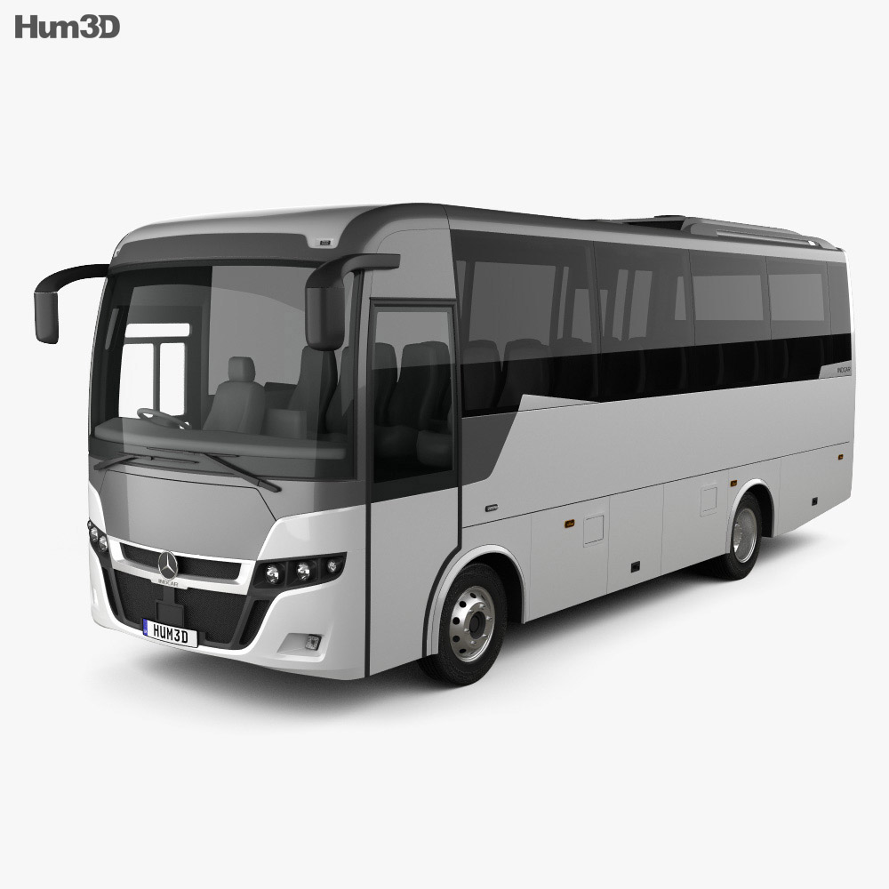 Indcar Next L8 MB Autobus 2017 Modello 3D