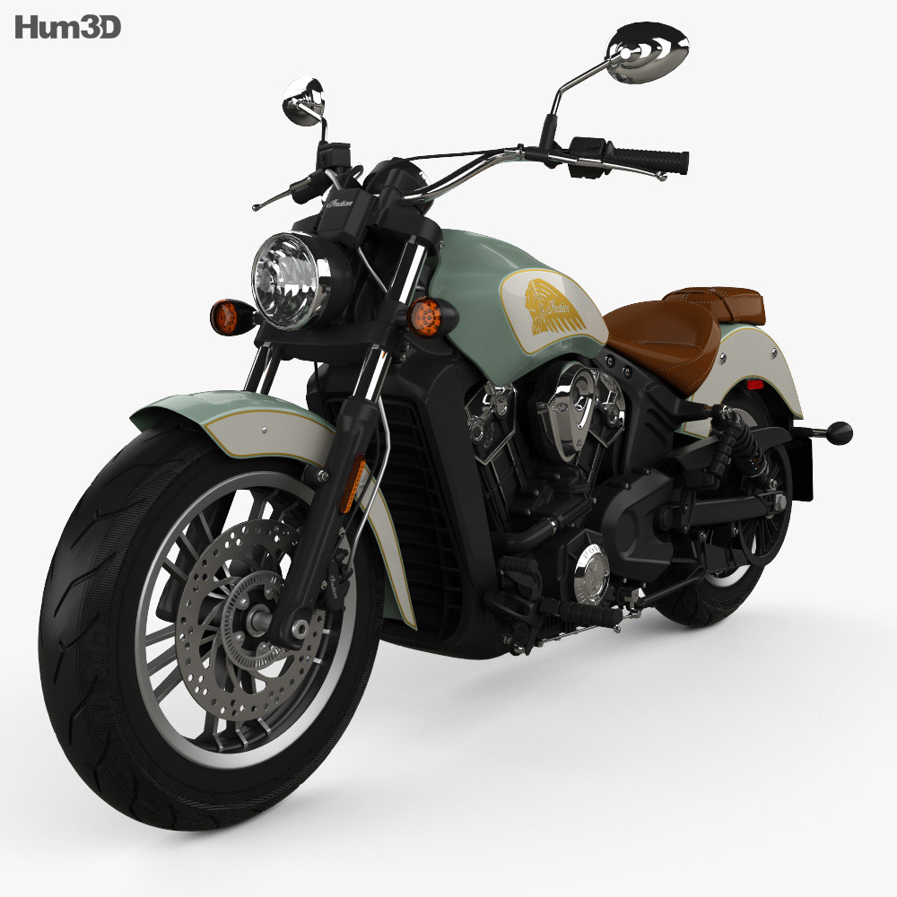 Indian Scout 2018 Modelo 3D