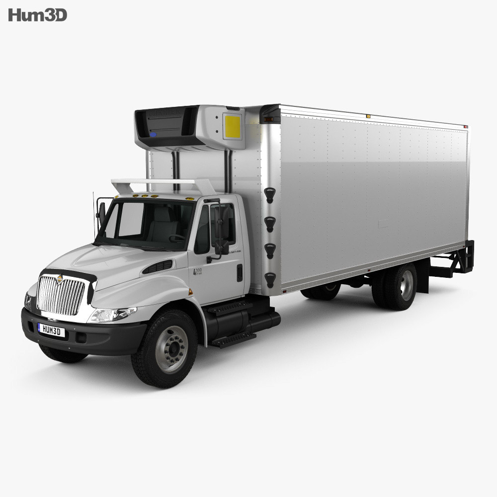 International Durastar 4300 Camion frigorifique 2014 Modèle 3d